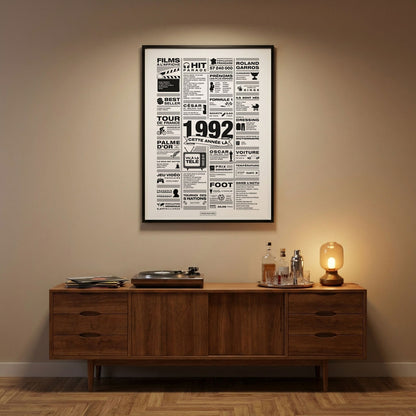 Affiches années de naissance – Posters rétrospectifs par année