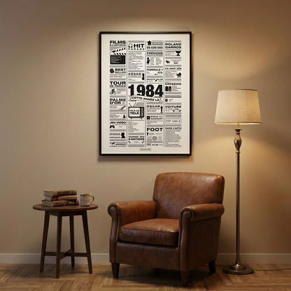 Affiches années de naissance – Posters rétrospectifs par année