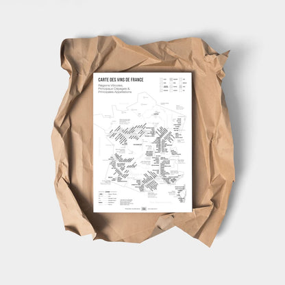 carte des vins de France à imprimer - gratuite