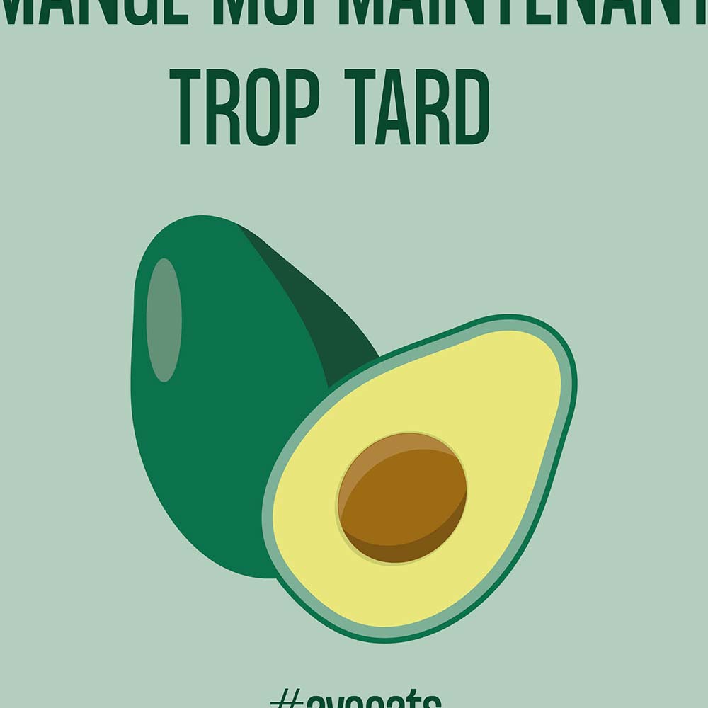 affiche avocat, zoom