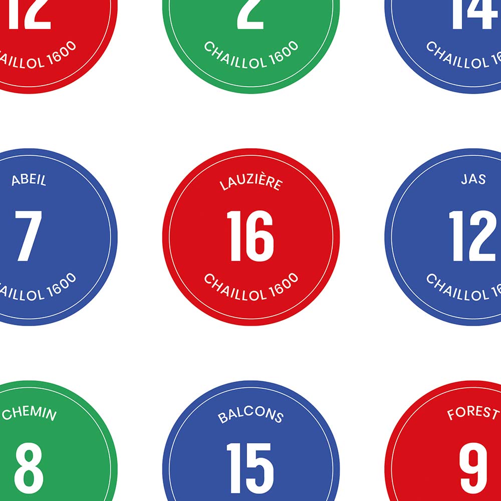 Affiche Chaillol, vallée du Champsaur : la liste des pistes de ski, zoom