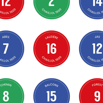 Affiche Chaillol, vallée du Champsaur : la liste des pistes de ski, zoom